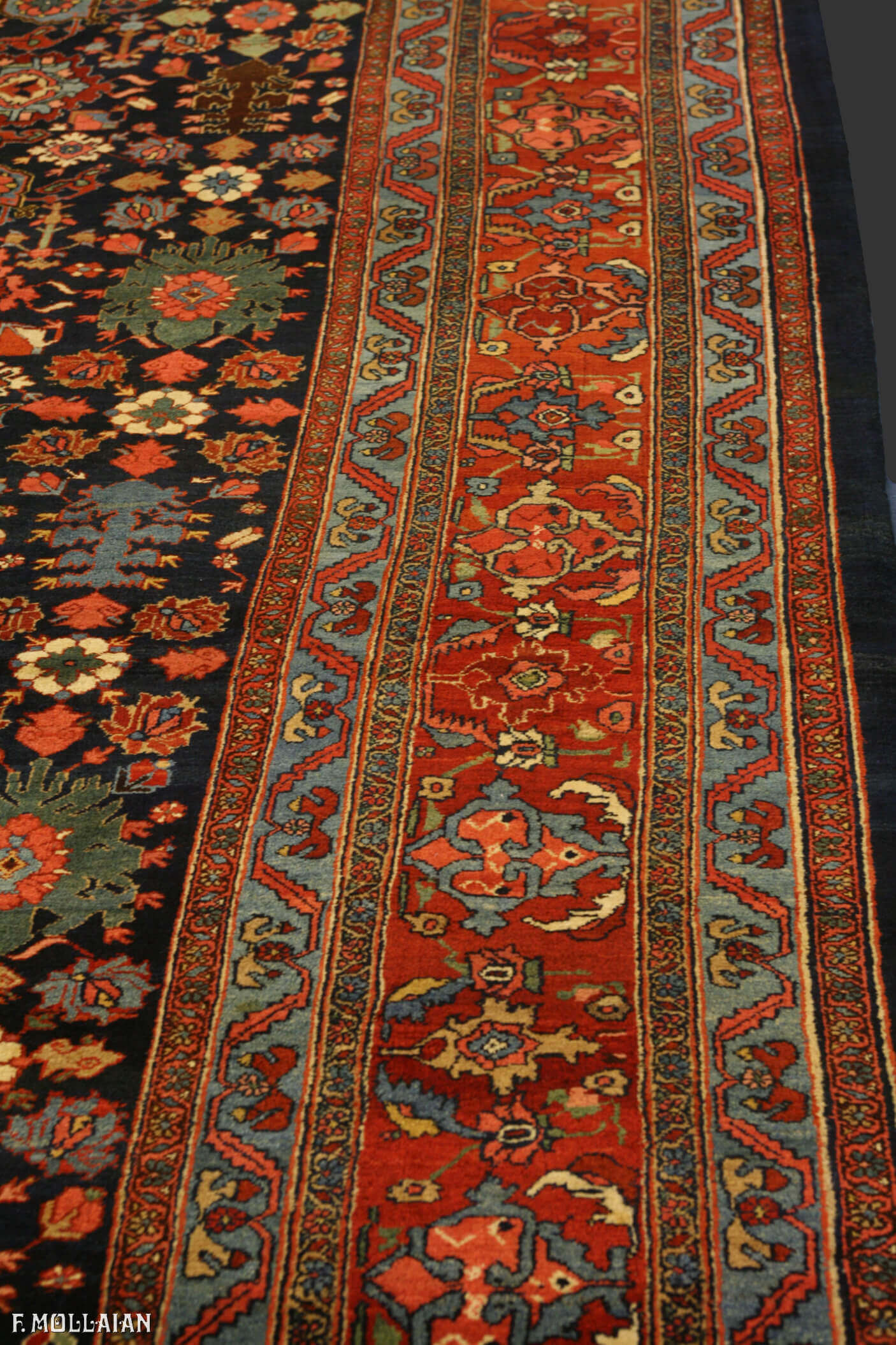 Tapis Persan Antique Bijar (Bidjar) n°:57847487